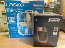 DeLonghi Electric Heater and Fan