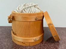 Wooden Shaker Style Yarn Holder