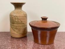 Pair of Pottery Pieces