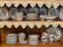 Set of Vintage Salem China Co. Colonial Village Dishes