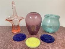 Group of Colored Glass