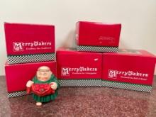 Group of Merry Makers Christmas Figurines