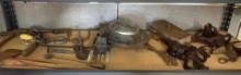 Vintage Metal Shelf Lot