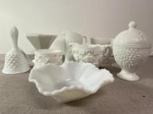 Milk Glass Lot