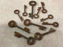 Group of Vintage Skeleton Keys
