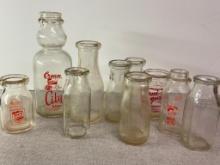 Group of Milk Bottles