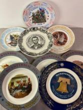 Group of Patriotic Plates