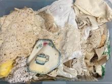 Group of Dollies and Linens