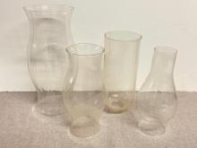 Group of Oil Lamp Chimneys
