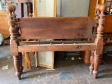 Antique Rope Bed Ends