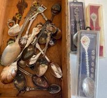 Group of Souvenir Spoons