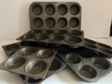 Group of Vintage Muffin Pans