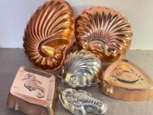 Group of Tin/Aluminum Baking Molds