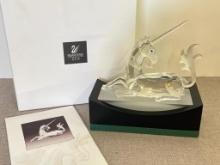 Swarovski Crystal Unicorn on Stand with Box (1996)