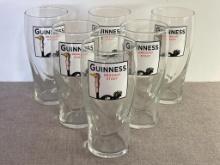 Group of Guinness Beer Glasses
