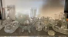 Clear Glass Shelf Lot