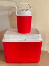 Pair of Rubbermaid Coolers