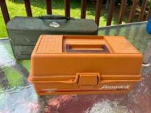 Pair of Vintage Fishing Tackle Boxes
