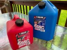 Pair of Empty Fuel Cans