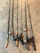Group of Fishing Poles