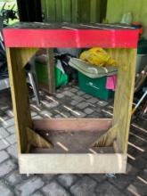 Wooden Long Handled Tool Organizer