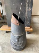 Vintage Plastic Charcoal Bucket