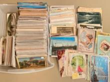 Large Group of Vintage Post Cards