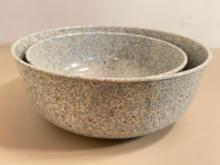 Pair of Nesting Alimenti Melmac Confetti Bowls