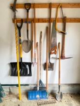 Group of Yard Tools