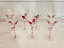Set of Martini Glasses
