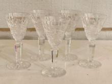 Set of Waterford Crystal Barware Glasses