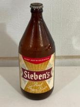 Vintage Sieben's Beer Bottle