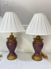 Pair of Matching Lamps