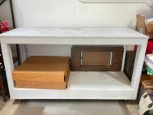 Handmade Work Station on Casters