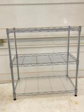 Small Wire Shelving Unit