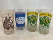 Two 1955 Kentucky Derby Glasses, 1964 and 2010