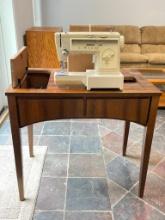 Singer Stylist 593 Sewing Machine and Sewing Table