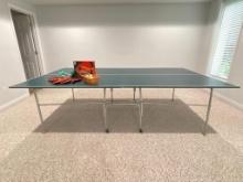 Folding Ping Pong Table with Paddles, Balls and Net