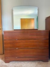 Vintage 3 Drawer Dresser with Mirror