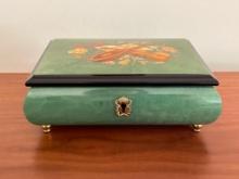 Vintage Sorrento Romance Musical Jewelry Box
