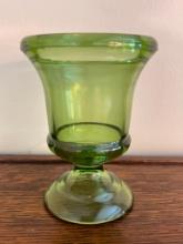 Green Glass Vase