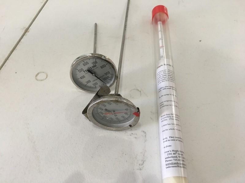 Hydrometer and Thermometers