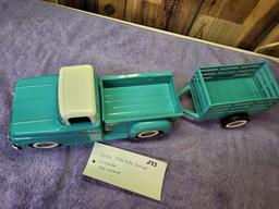 Tonka Stepside Pick-Up w/ Trailer