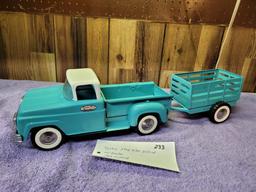 Tonka Stepside Pick-Up w/ Trailer
