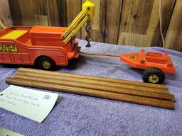 Nylint Ford Power & Light Auger Truck and Pole Trailer