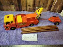 Nylint Ford Power & Light Auger Truck and Pole Trailer