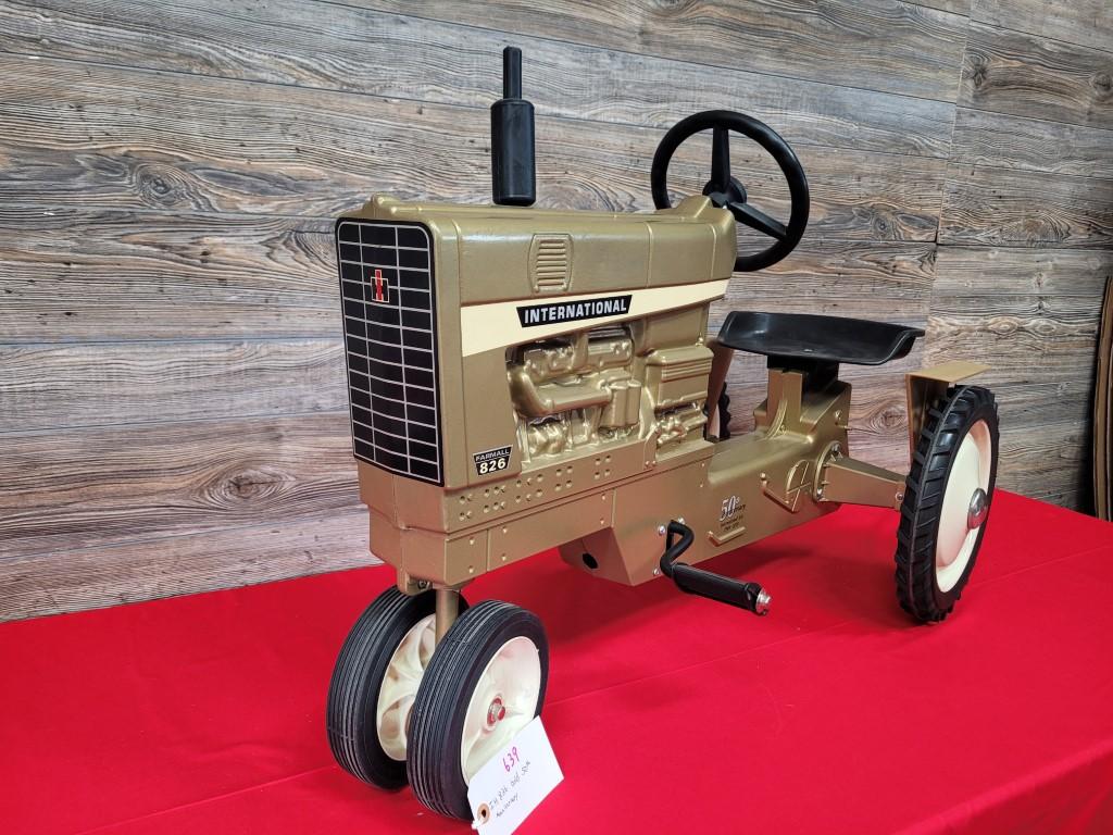 IH Farmall 826 Gold Pedal Tractor, 50th Anniversary