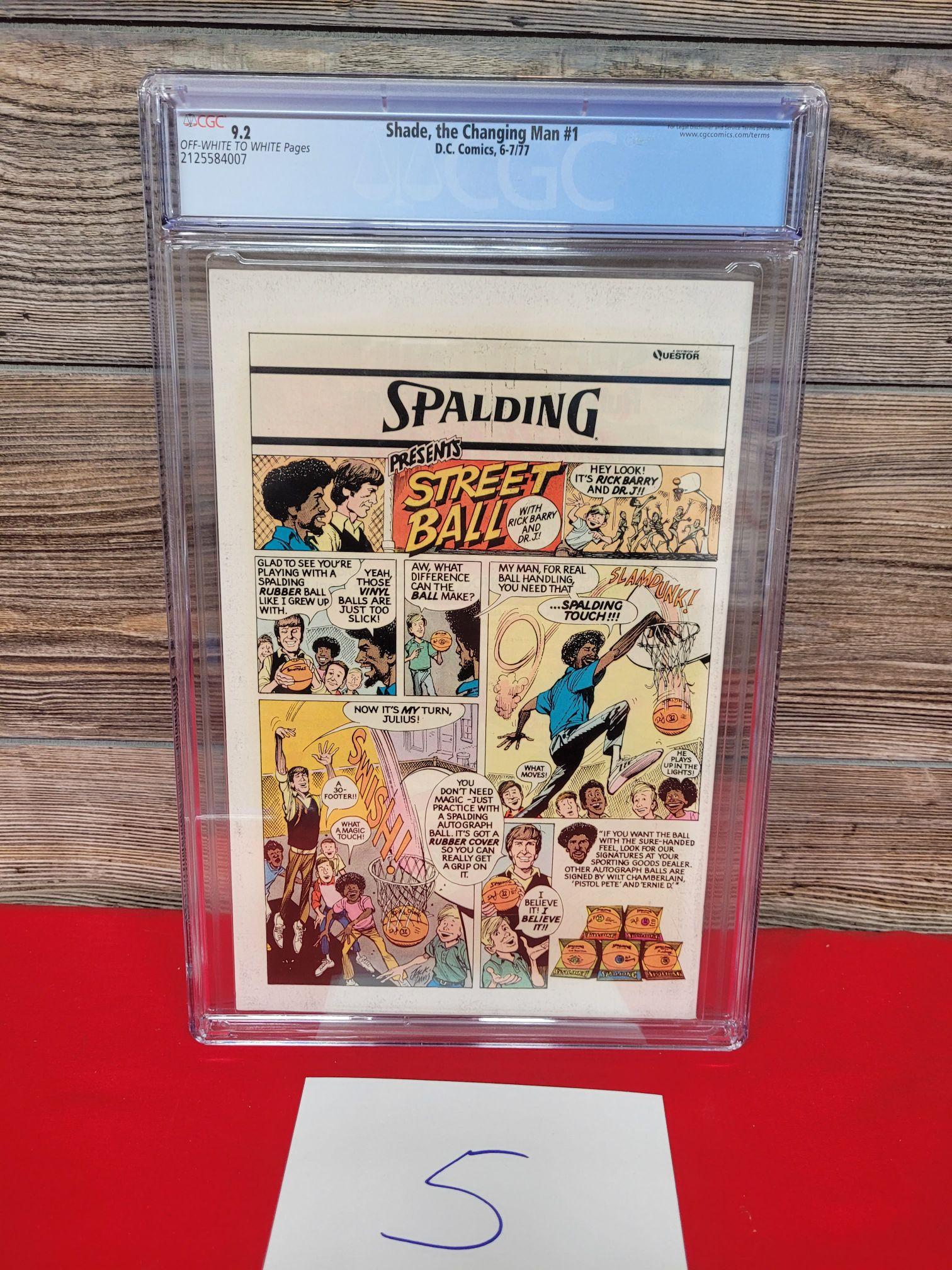 Shade, the Changing Man #1, 6-7/77, CGC 9.2