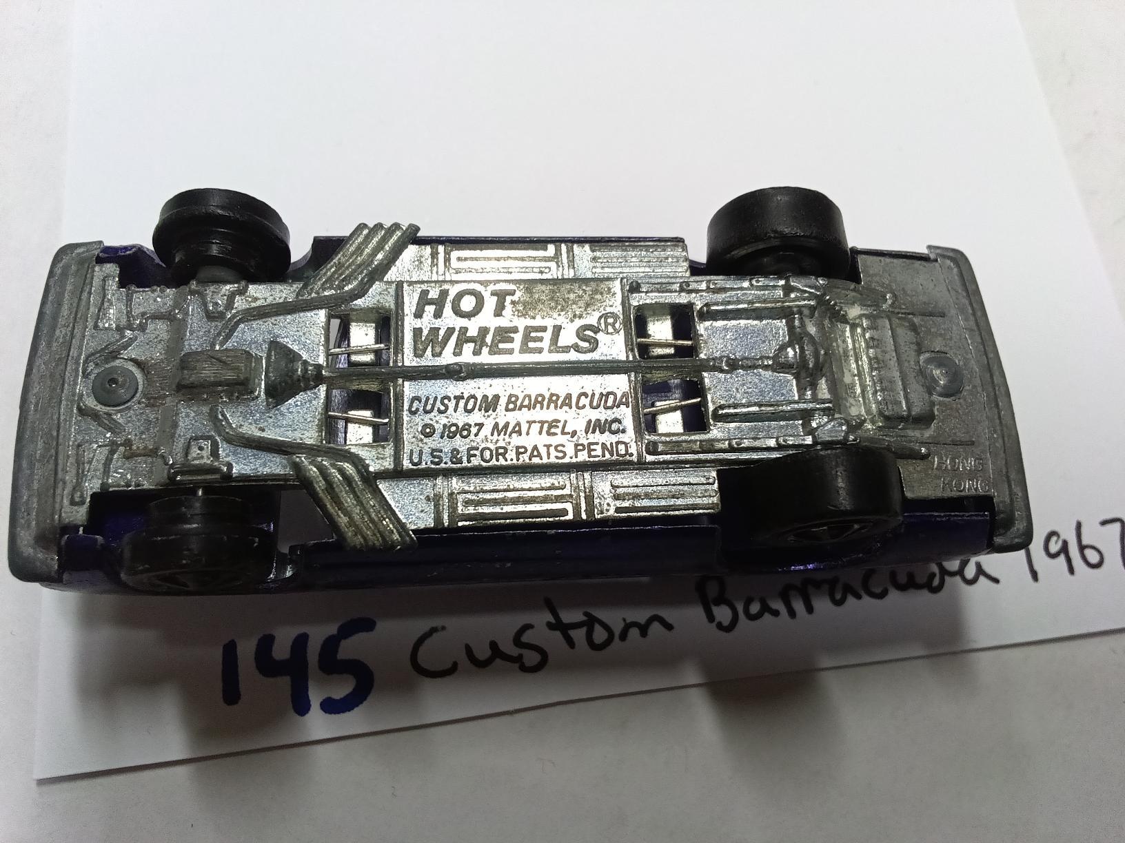 1967 Custom Barracuda Hot Wheels