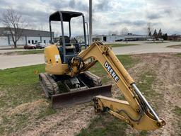 Deere 35ZTS Mini Excavator